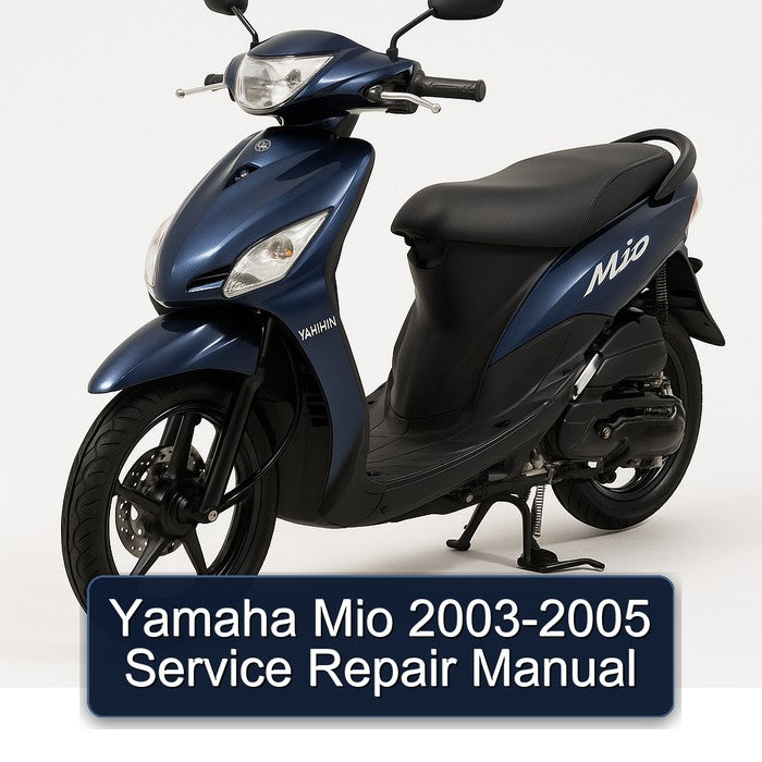 2003-2005 Yamaha MIO Service Repair Workshop Manual