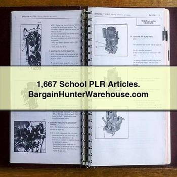 1 667 School Plr Articles. Bargainhunterwarehouse.com