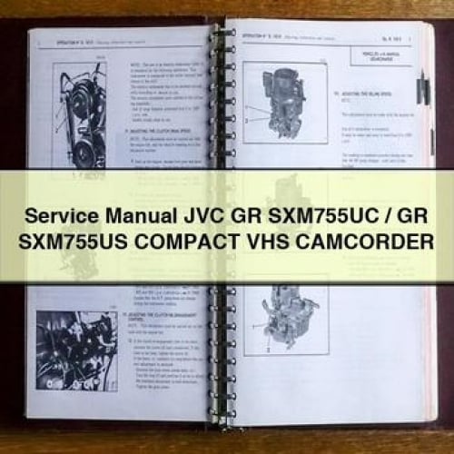 Service Manual JVC GR SXM755UC / GR SXM755US Compact VHS CAMCORDER