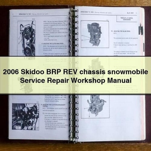 2006 Skidoo BRP REV chassis snowmobile Service Repair Workshop Manual
