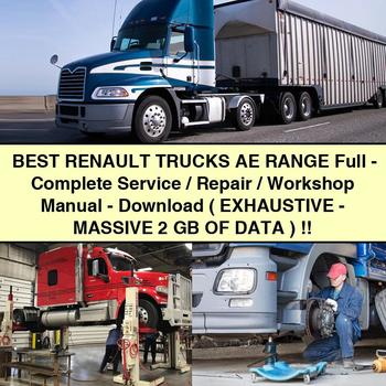 Renault AE Series Best Trucks Range (Exhaustive-massive 2 GB Data) Service Repair Workshop Manual