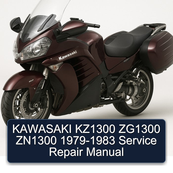 1979-1983 Kawasaki ZG Models KZ1300 ZG1300 ZN1300 Service Repair Workshop Manual