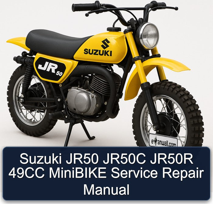 Suzuki JR50 JR50C JR50R 49CC Minibike Service Repair Workshop Manual
