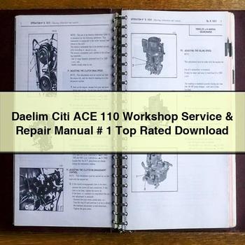Daelim Besbi 125 Citi ACE 110 Top Rated Service Repair Workshop Manual