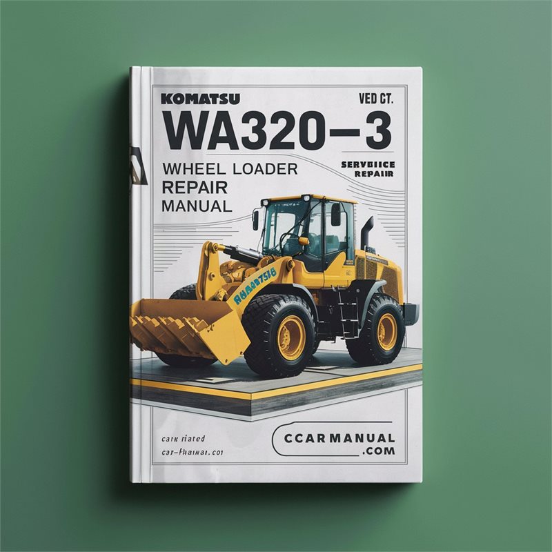 Komatsu WA320-3 Avance Wheel Loader Service Repair Workshop Manual