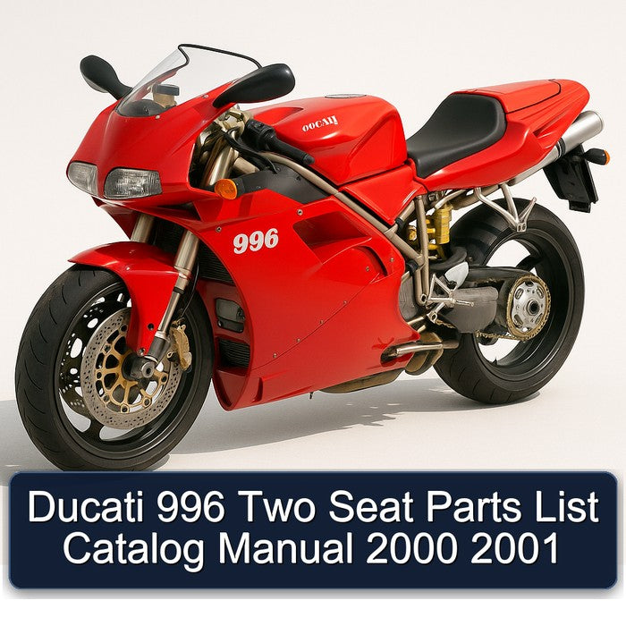 2000-2001 Ducati 996 Two Seat Catalog Parts