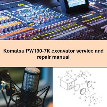 Komatsu PW130-7K Excavator Service Repair Workshop Manual