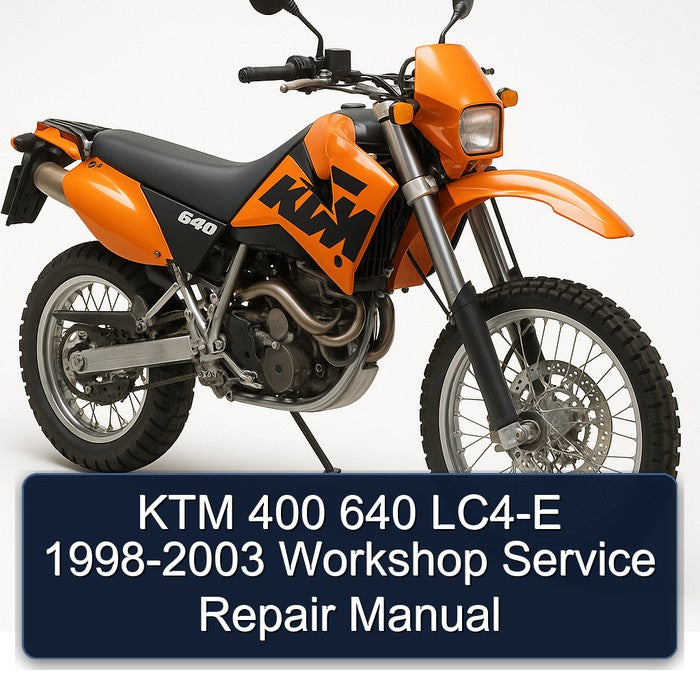 1998-2003 KTM 400 640 LC4-E Service Repair Workshop Manual