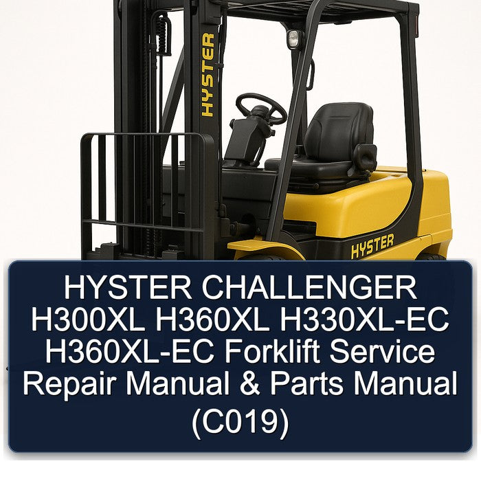 Hyster Challenger H300XL H360XL H330xl-ec H360xl-ec Forklift Parts (C019) Catalog