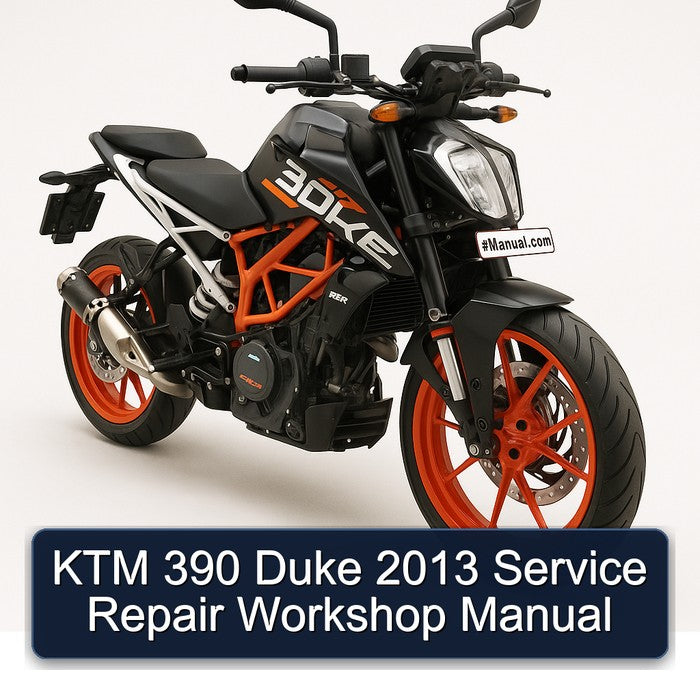 2013 KTM 390 Duke Service Repair Workshop Manual