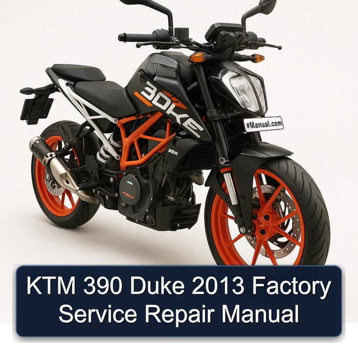 2013 KTM 390 Duke Service Repair Workshop Manual
