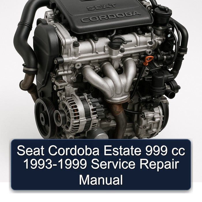 1993-1999 Seat Cordoba Estate 999 Cc Service Repair Workshop Manual