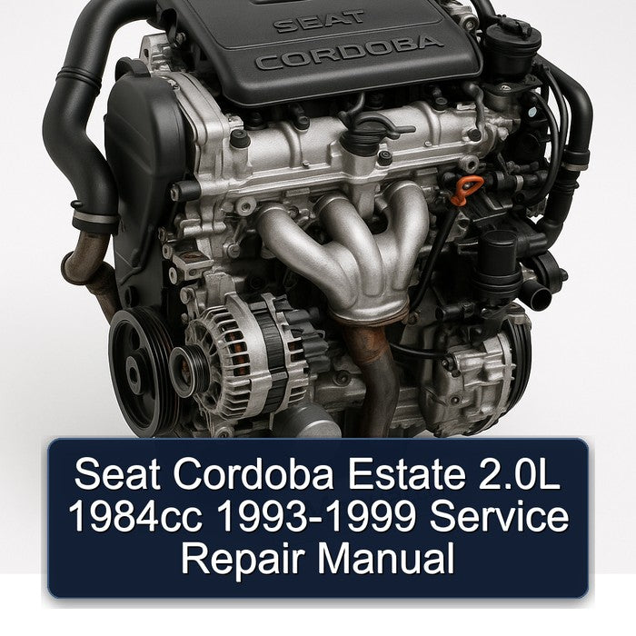 1993-1999 Seat Cordoba Estate 2.0l 1984CC Service Repair Workshop Manual