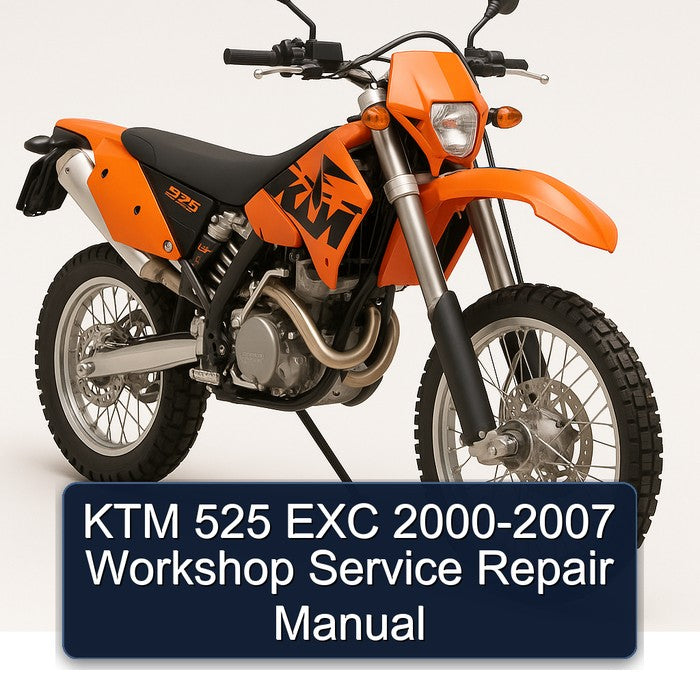 2000-2007 KTM 525 EXC Service Repair Workshop Manual