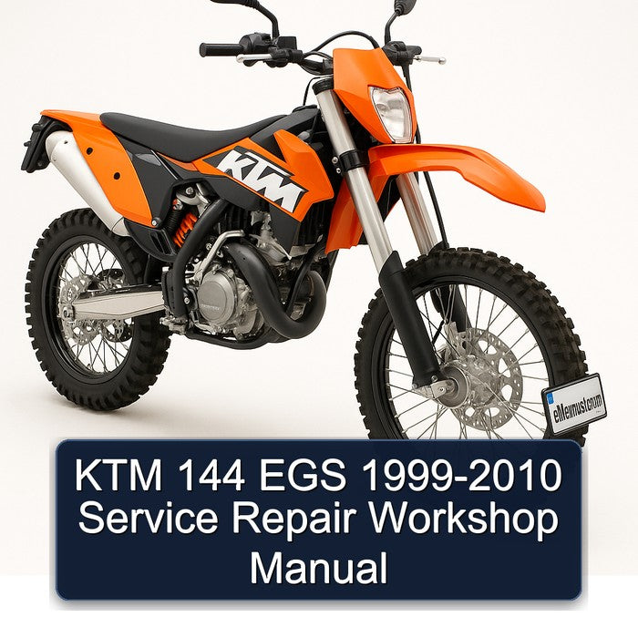 1999-2010 KTM 144 EGS Service Repair Workshop Manual