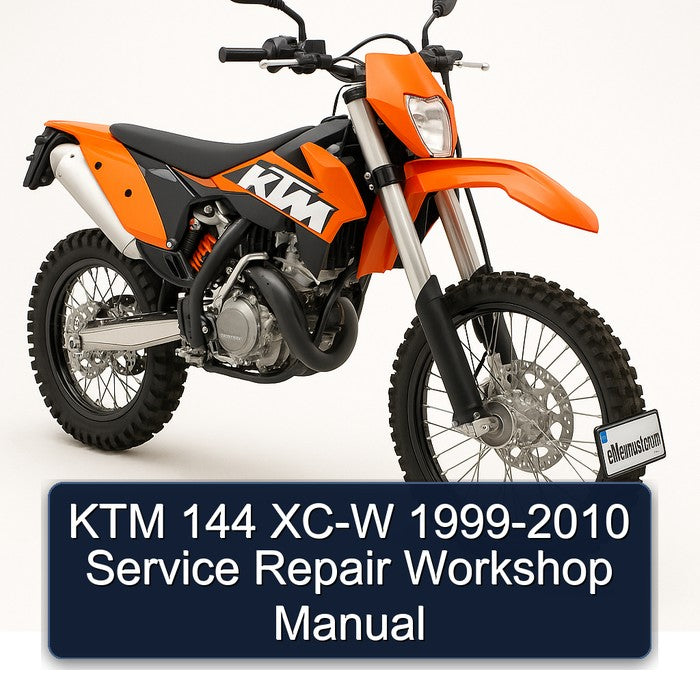 1999-2010 KTM 144 XC-W Service Repair Workshop Manual
