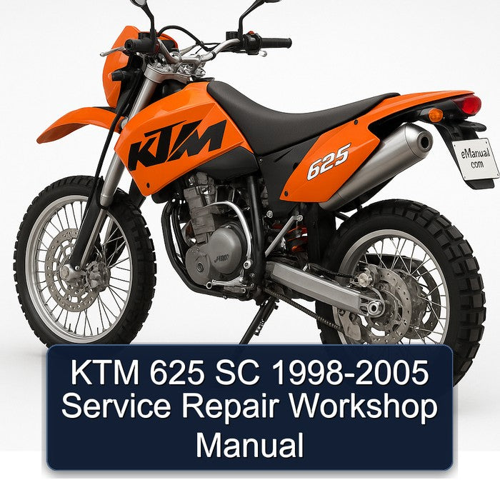 1998-2005 KTM 625 Service Repair Workshop Manual