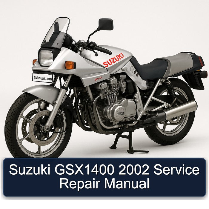 2002 Suzuki GSX Series GSX1400 Service Repair Workshop Manual