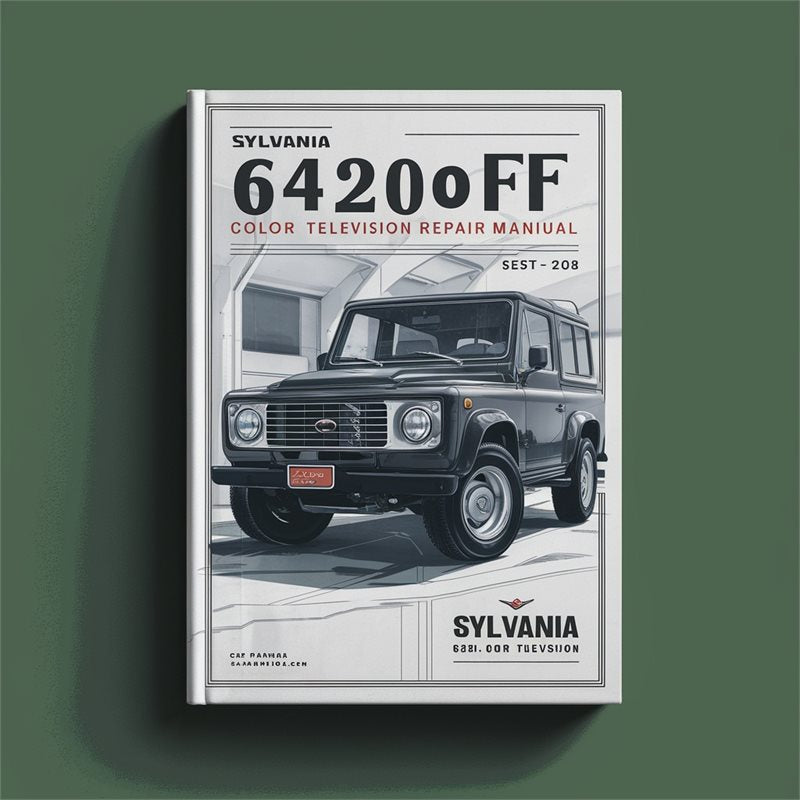Sylvania 6420FF Color Television Service Repair Workshop Manual PDF