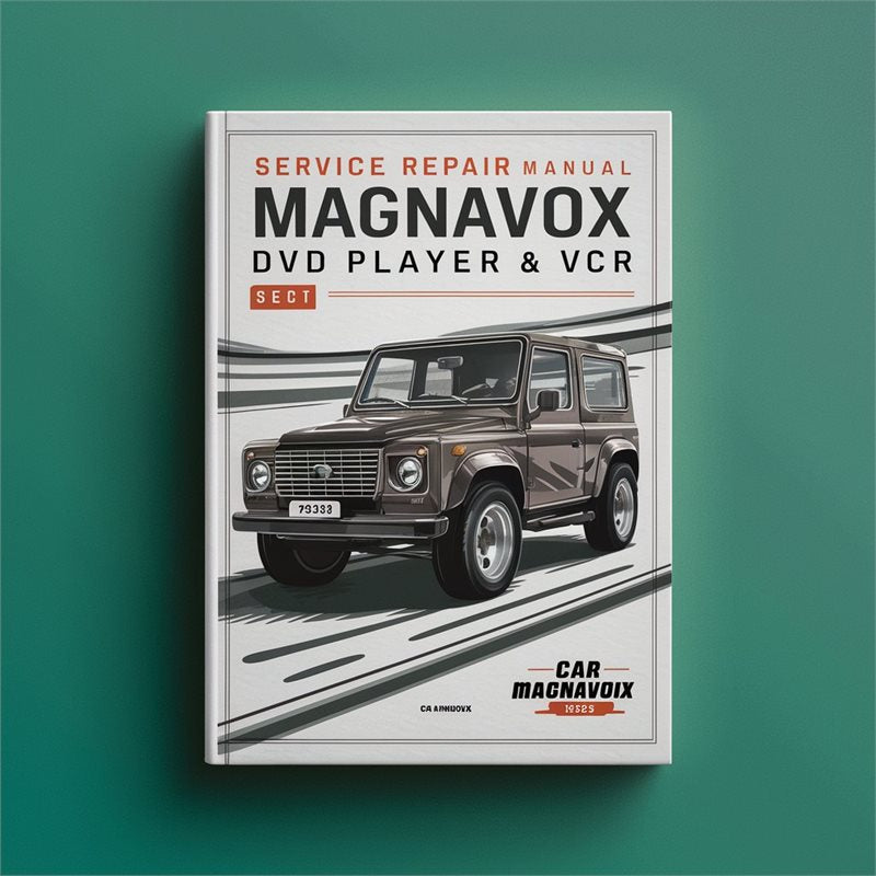 Sylvania Magnavox MWD2205 DVD Player VCR Service Repair Workshop Manual PDF