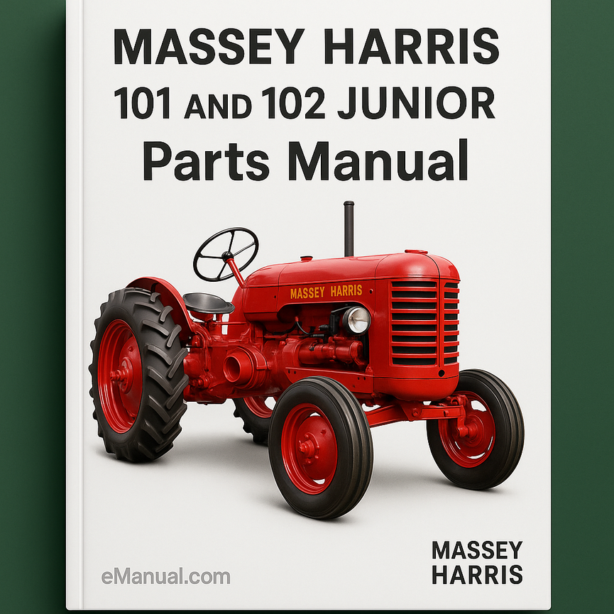 MASSEY HARRIS 101 And 102 JUNIOR Parts Manual R279A