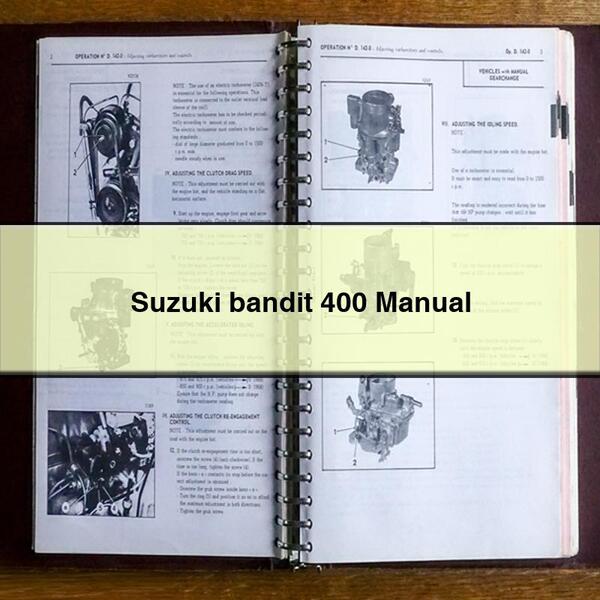 Suzuki bandit 400 Manual