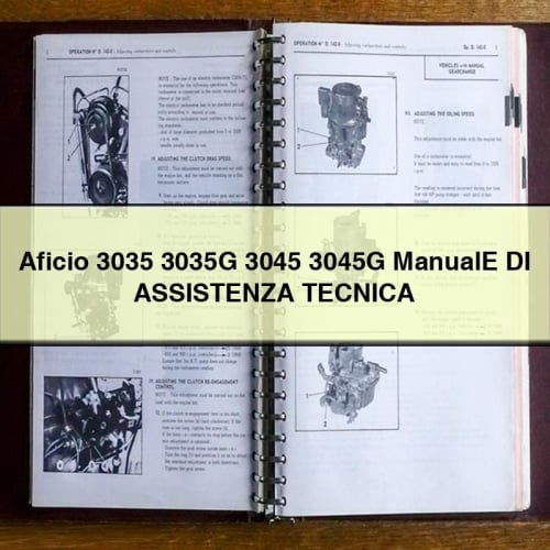 Aficio 3035 3035G 3045 3045G ManualE DI ASSISTENZA TECNICA