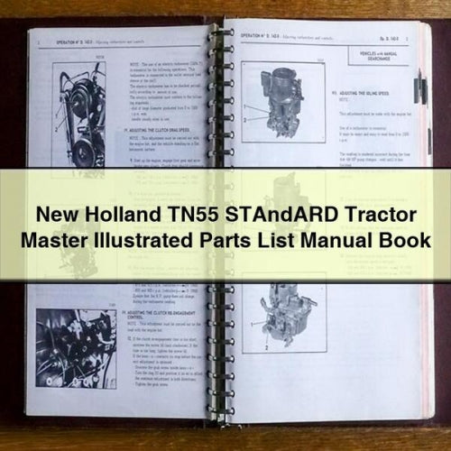 NEW Holland TN55 STAndARD Tractor MASTER ILLUSTRATED Parts List Manual BOOK