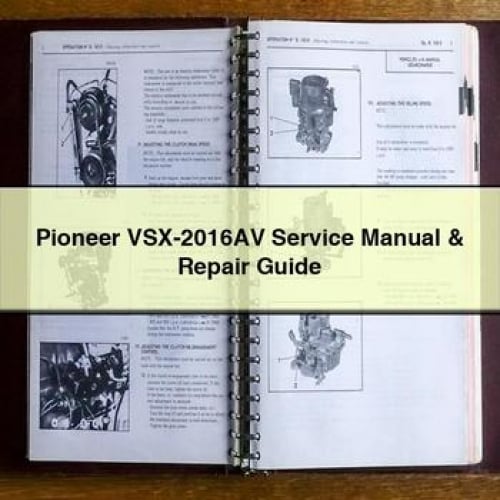 Pioneer VSX-2016AV Service Manual & Repair Guide