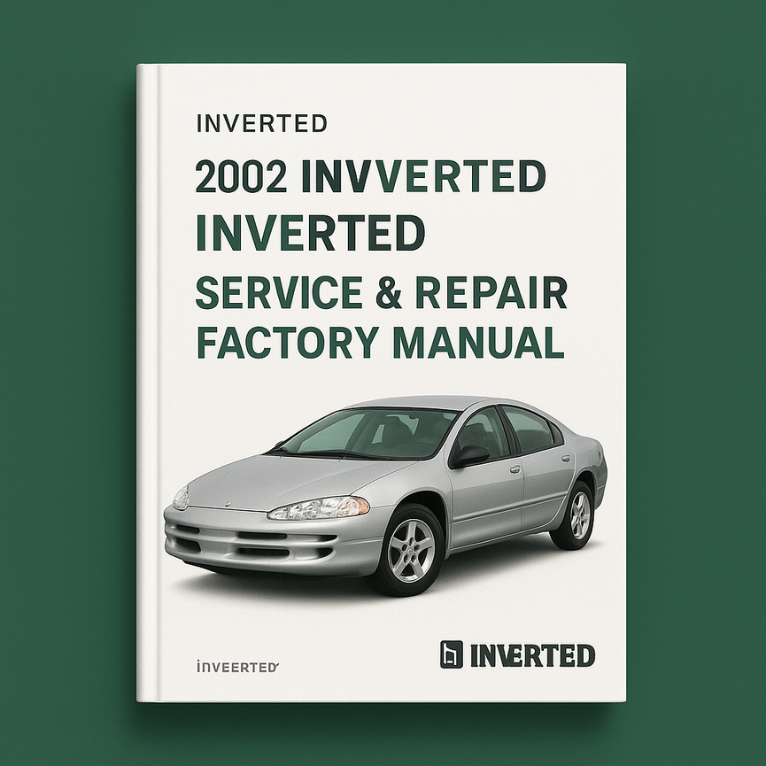 2002 Dodge Intrepid Service Repair Factory Manual