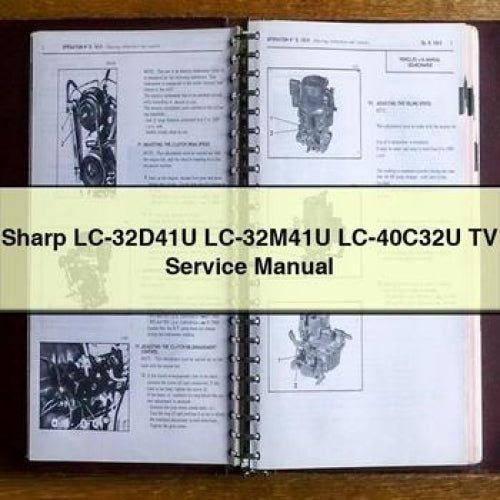 Sharp LC-32D41U LC-32M41U LC-40C32U TV Service Manual