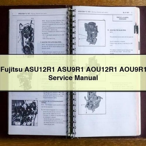 Fujitsu ASU12R1 ASU9R1 AOU12R1 AOU9R1 Service Manual
