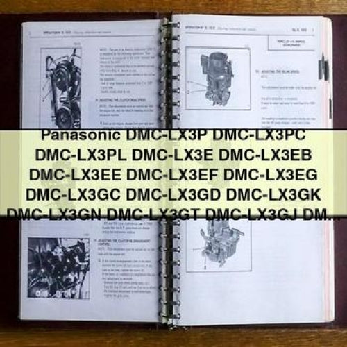 Panasonic DMC-LX3P DMC-LX3PC DMC-LX3PL DMC-LX3E DMC-LX3EB DMC-LX3EE DMC-LX3EF DMC-LX3EG DMC-LX3GC DMC-LX3GD DMC-LX3GK DMC-LX3GN DMC-LX3GT DMC-LX3GJ DMC-LX3SG Service Manual