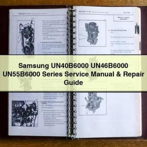 Samsung UN40B6000 UN46B6000 UN55B6000 Series Service Manual & Repair Guide