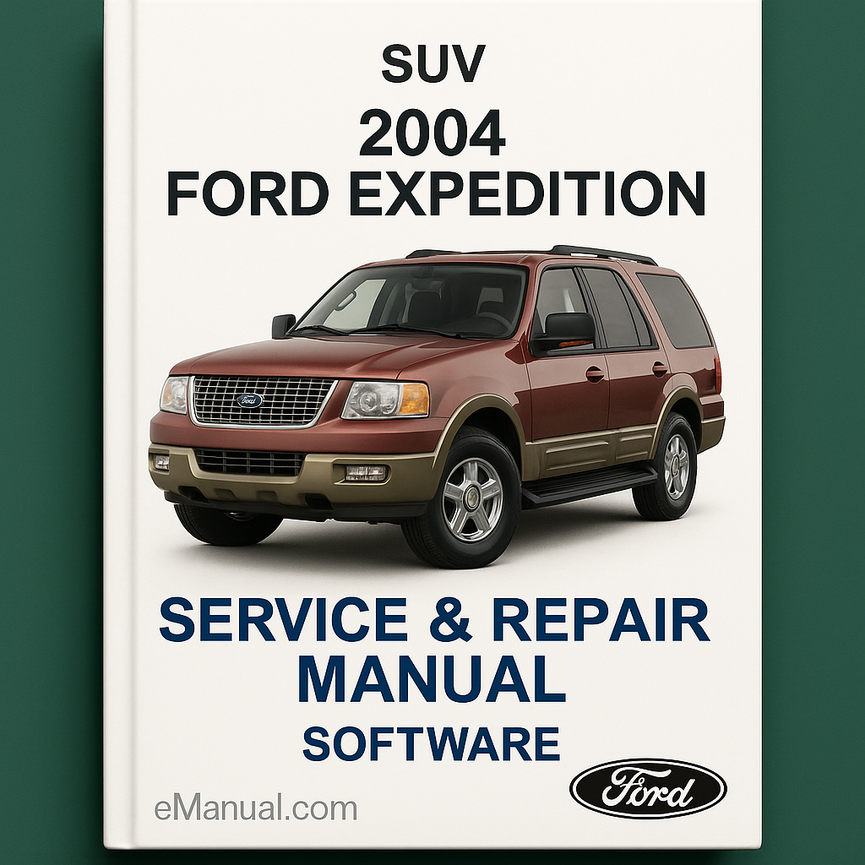 Software del manual de reparación y servicio de la Ford Expedition 2004 Descargar PDF