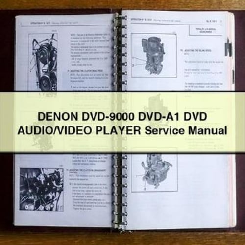 DENON DVD-9000 DVD-A1 DVD AUDIO/Video Player Service Manual
