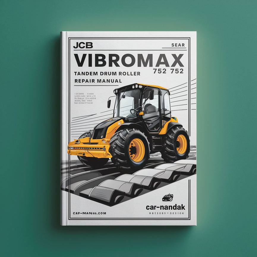 JCB VIBROMAX 752 TAndEM DRUM Roller Service Manual