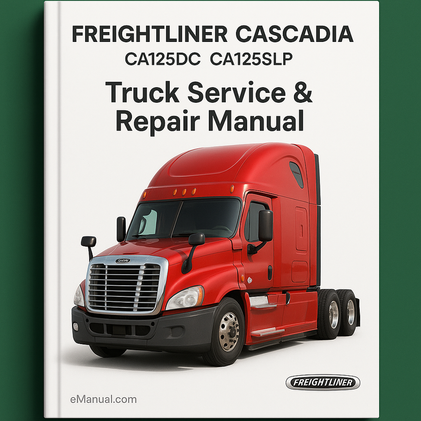 Manual de reparación de servicio de camiones FREIGHTLINER CASCADIA (CA125DC CA125SLP) Descargar PDF