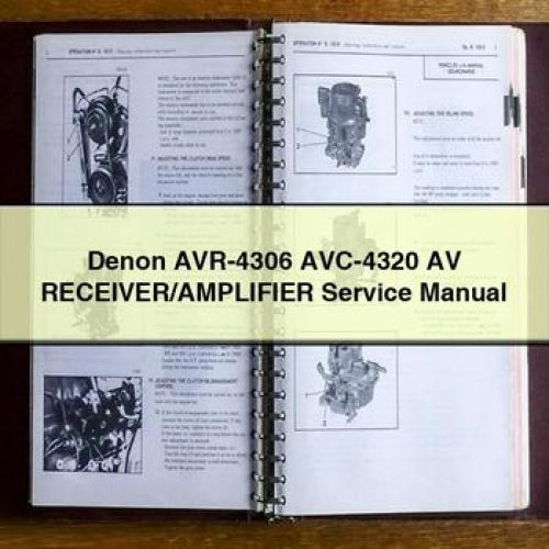 Denon AVR-4306 AVC-4320 AV RECEIVER/AMPLIFIER Service Manual