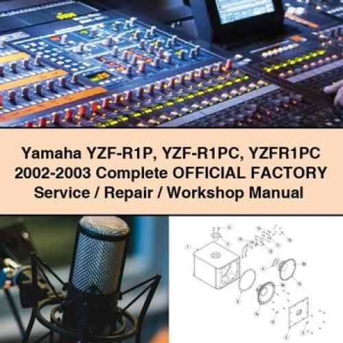 Yamaha YZF-R1P YZF-R1PC YZFR1PC 2002-2003 Complete OFFICIAL Factory Service / Repair / Workshop Manual