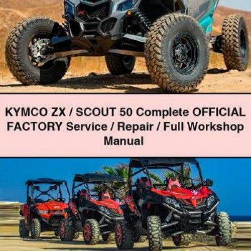 KYMCO ZX / SCOUT 50 Complete OFFICIAL Factory Service / Repair / Full Workshop Manual