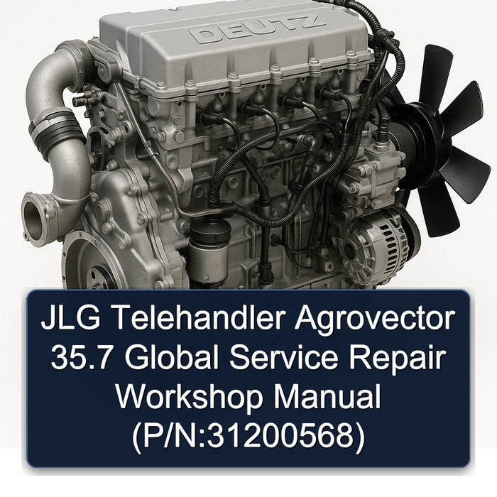 JLG Telehandler 2906H (p/n:31200568) Service Repair Workshop Manual PDF