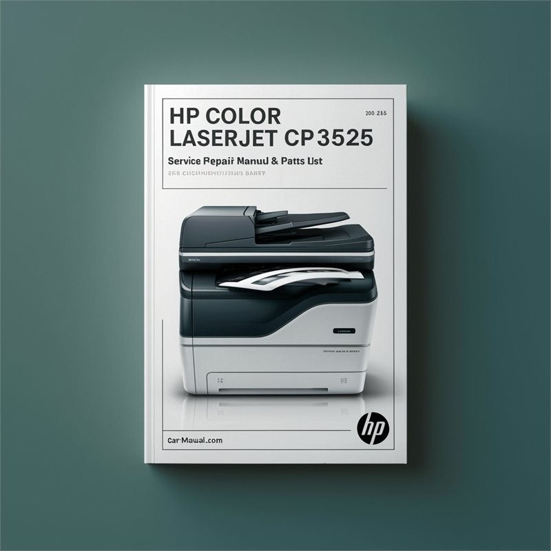 HP Color Laserjet CP3525 Parts Catalog PDF