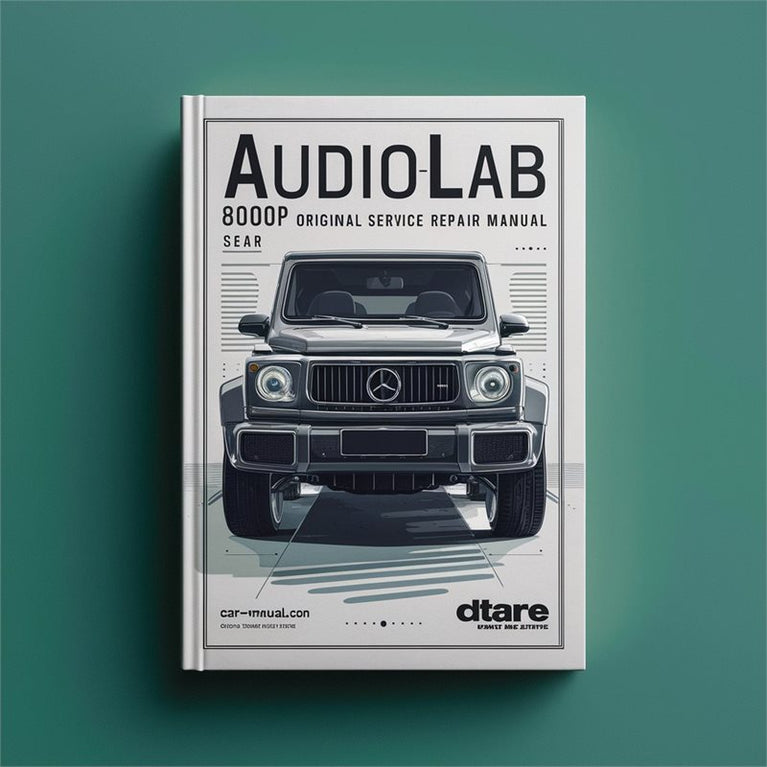 Audiolab 8000P Original Service Repair Workshop Manual PDF