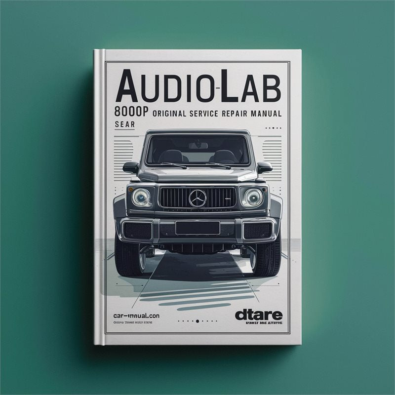 Audiolab 8000P Original Service Repair Workshop Manual PDF