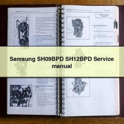 Samsung SH09BPD SH12BPD Service Repair Workshop Manual PDF