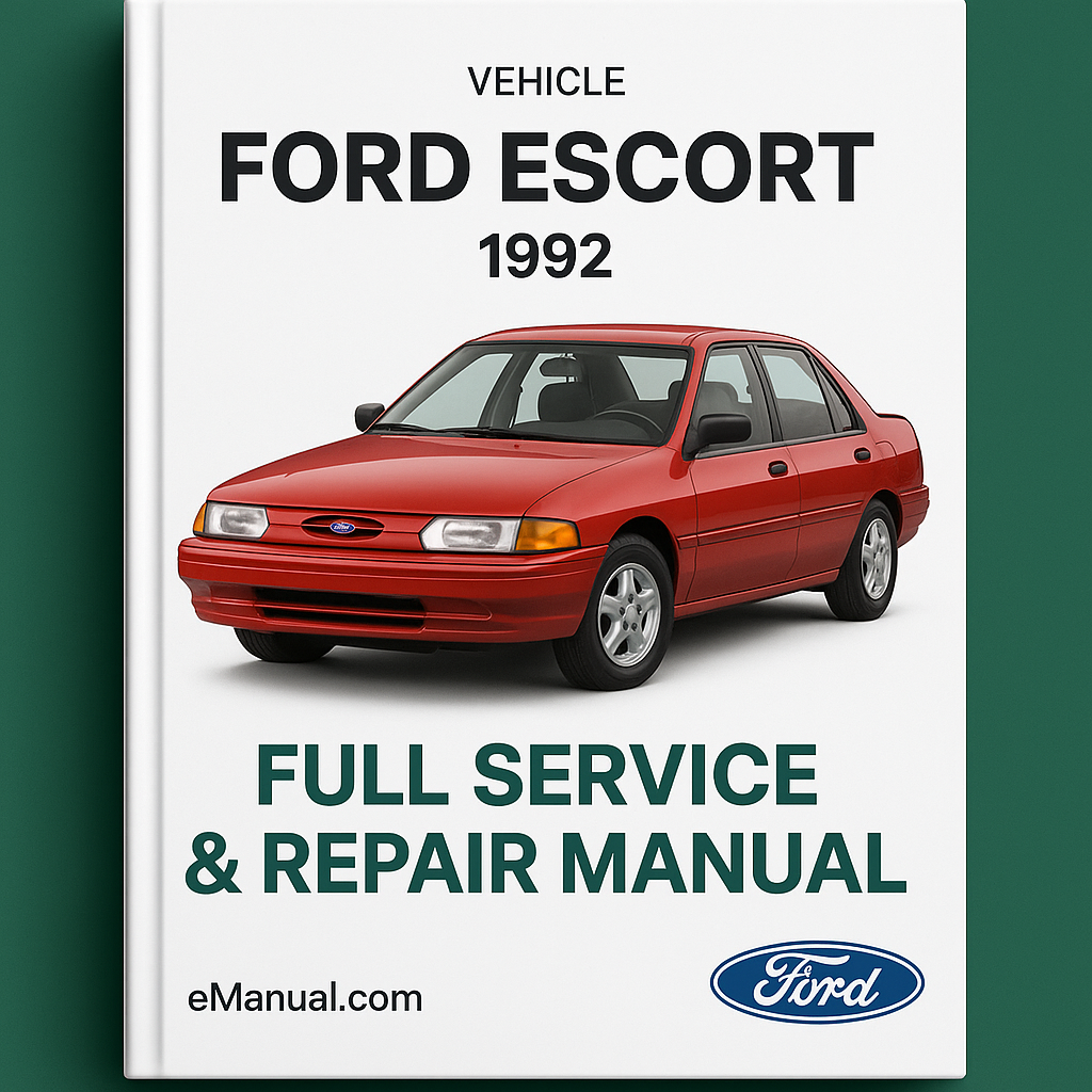 Ford Escort 1992 Full Service Repair Manual