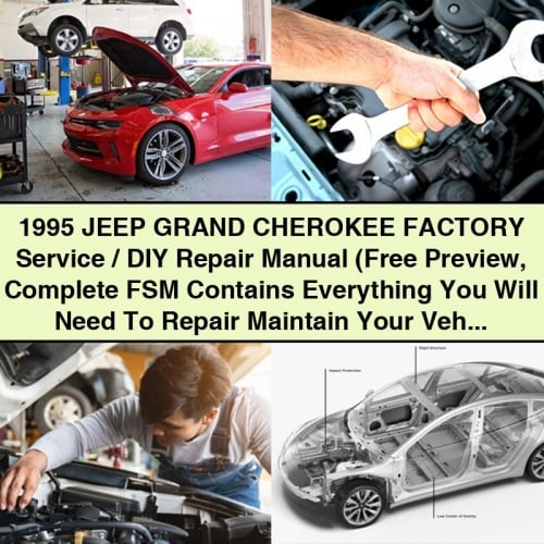 1995 Jeep GRAnd CHEROKEE Factory Service / DIY Repair Manual (Free Preview Complete FSM Contains Everything You Will Need To Repair Maintain Your Vehicle)