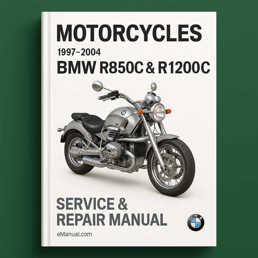 1997-2004 BMW R850C & R1200C Motorcycles Service Repair Manual (FSM Preview)