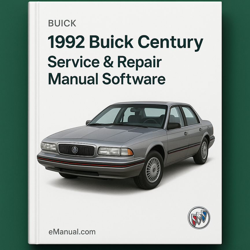 1992 Buick Century Service & Repair Manual Software